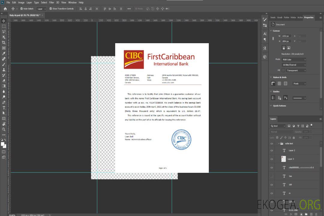 Canada , CIBC Bank , référence template